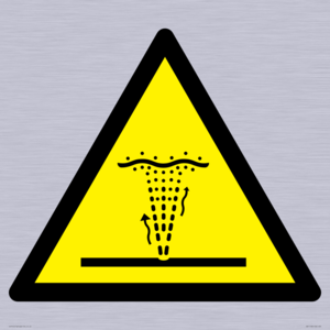 W515 Warning: Geyser (water/air) water jet